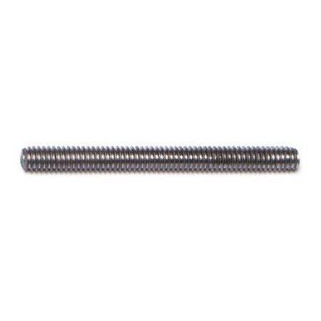 MIDWEST FASTENER Fully Threaded Rod, 8-32, Grade 2, Zinc Plated Finish, 20 PK 76904